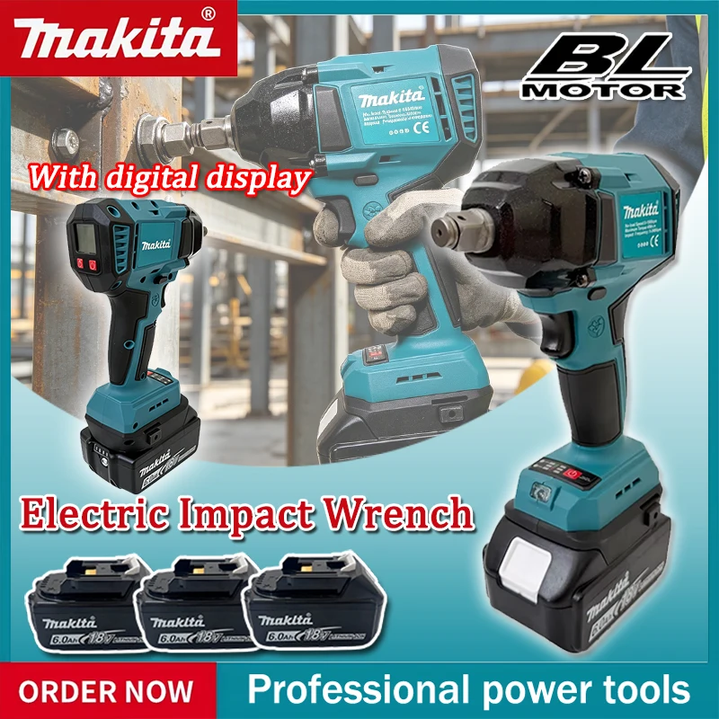 Torque Wrench Digital - Makita Brushless Digital Display Electric Impact