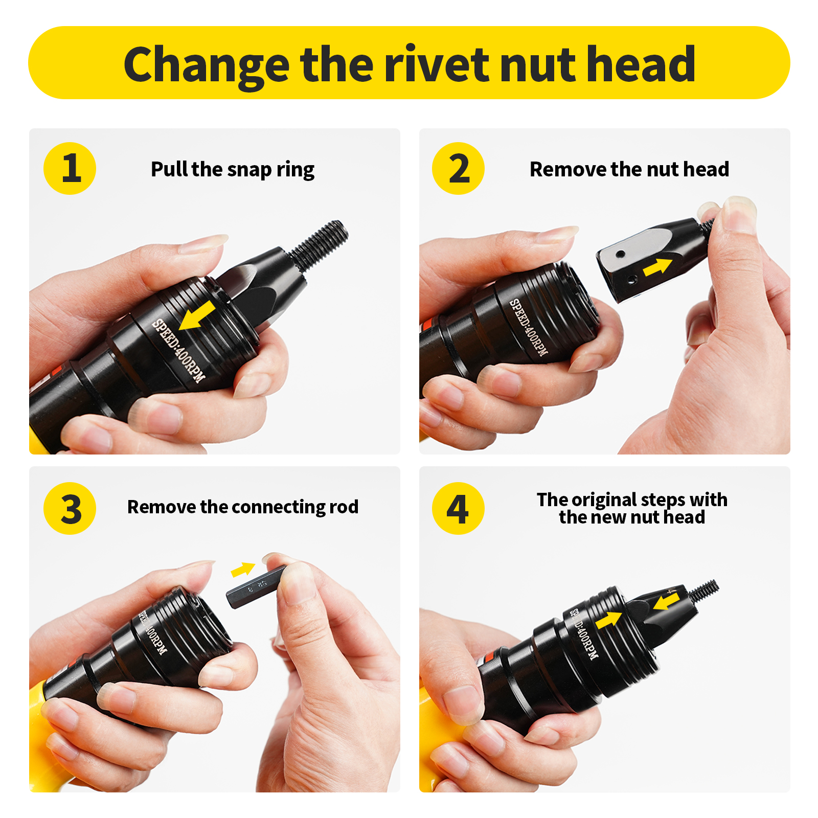 HIFESON Pneumatic Rivet Nut Gu - Rivet Gun Air review and price