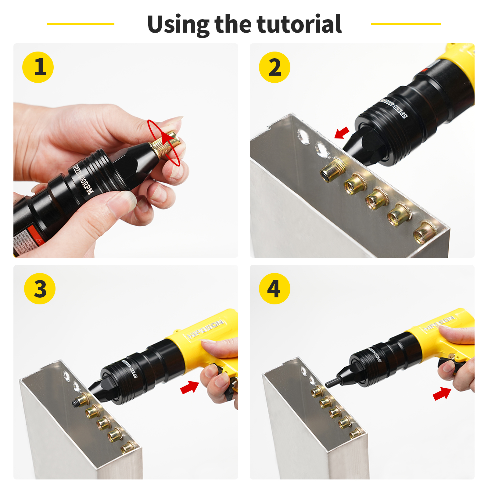 HIFESON Pneumatic Rivet Nut Gu - Rivet Gun Air review and price