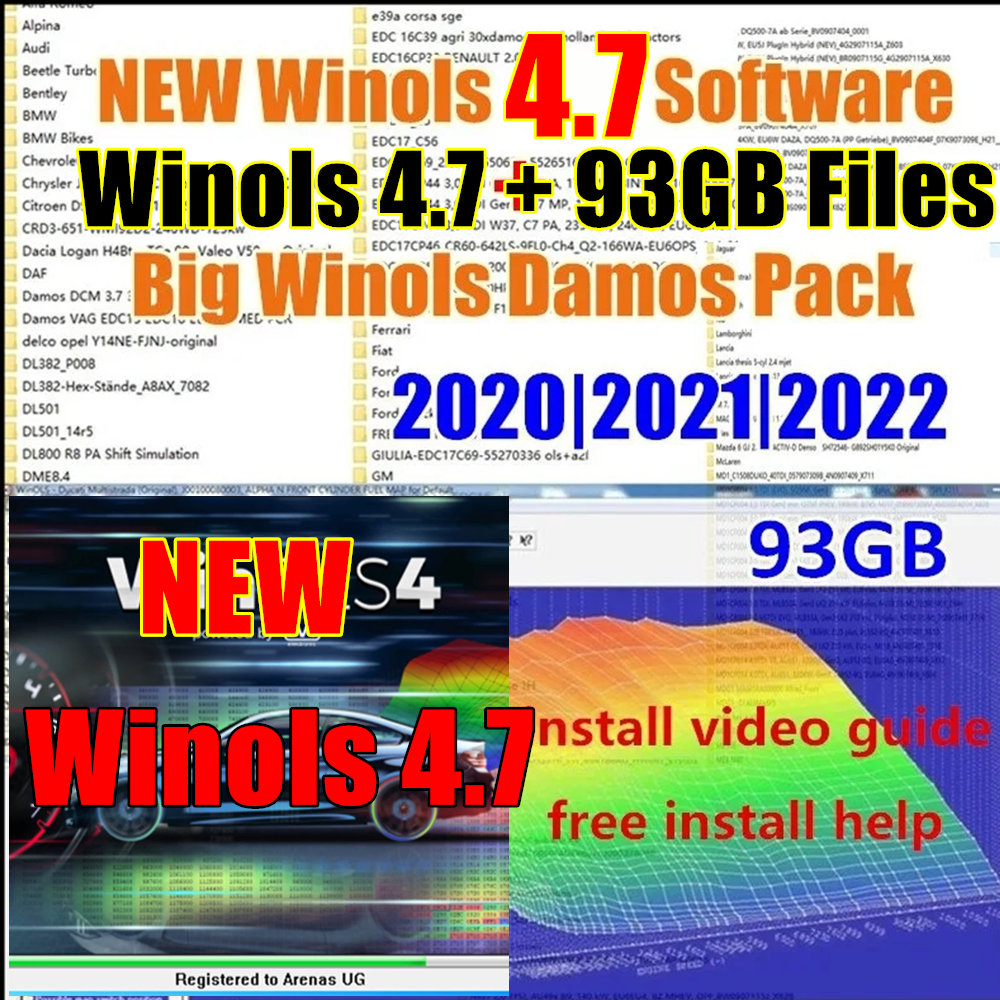 2024 Latest winols 4.7 softwar - Auto Repair Shop Software review and price