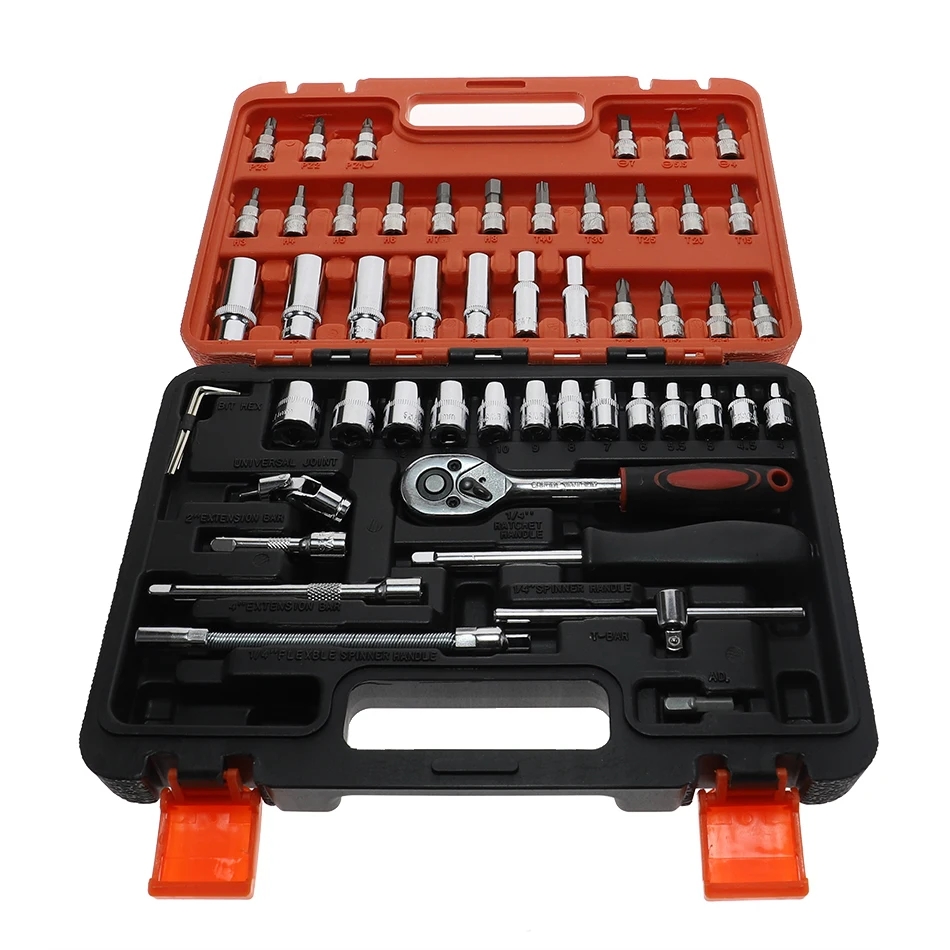 53pcs 1/4 inch Ratchet Socket  - Torque Wrench Digital review and price
