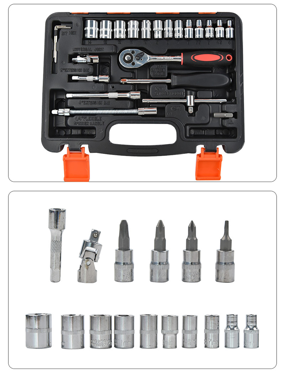 53pcs 1/4 inch Ratchet Socket  - Torque Wrench Digital review and price