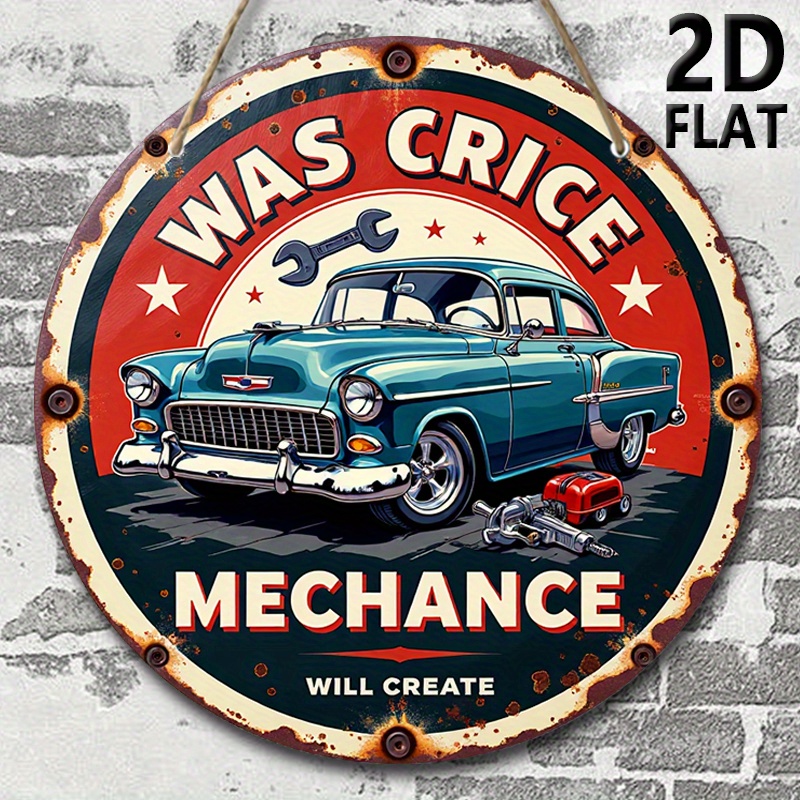 2D plane, retro auto repair sh - Auto Repair Shop Logo review and price