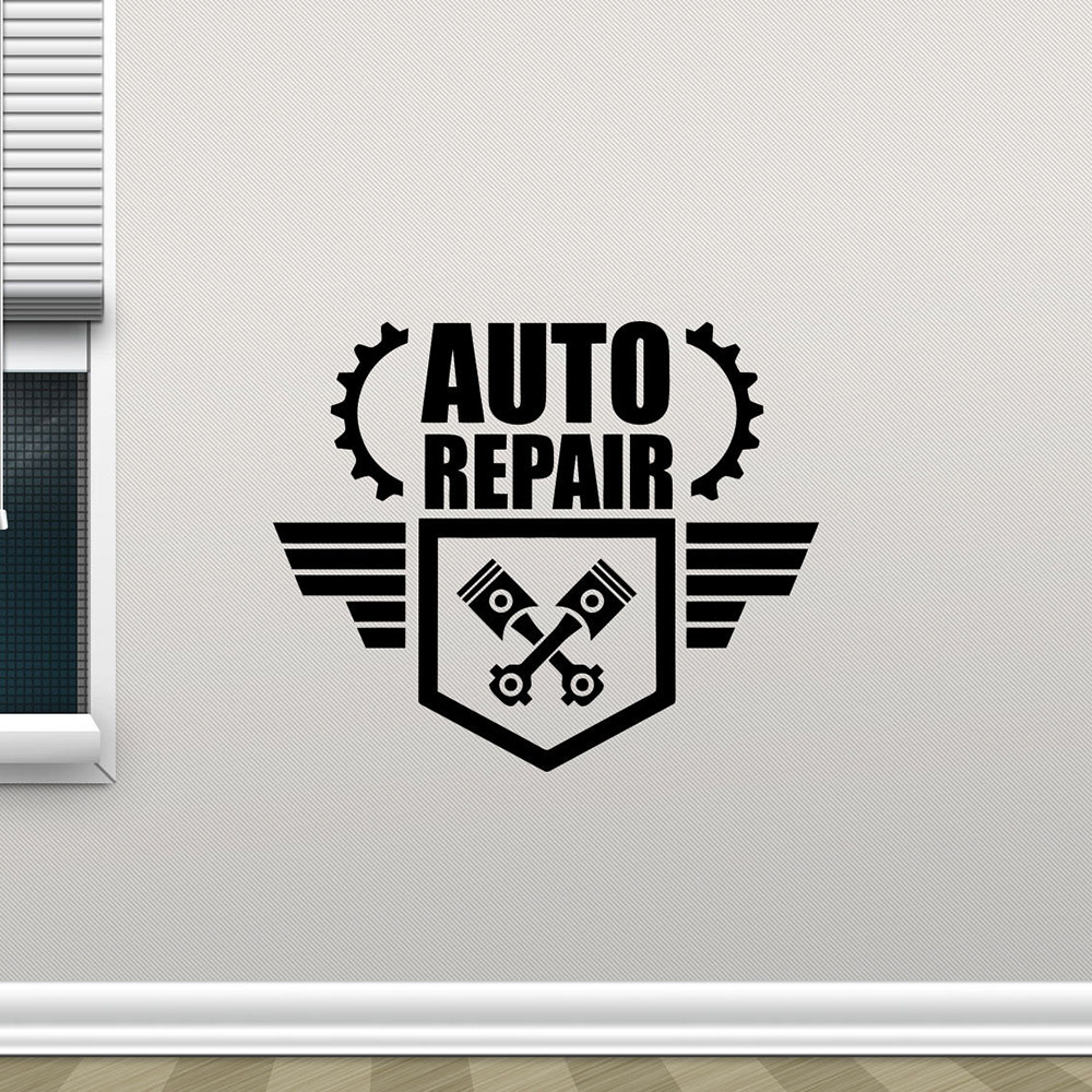 Auto Repair Wall Decals Creati - Auto Repair Shop Logo review and price