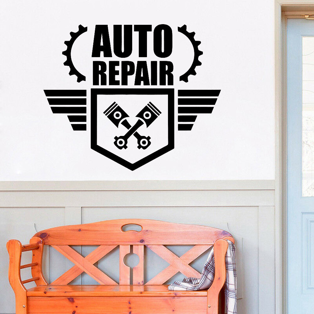 Auto Repair Wall Decals Creati - Auto Repair Shop Logo review and price